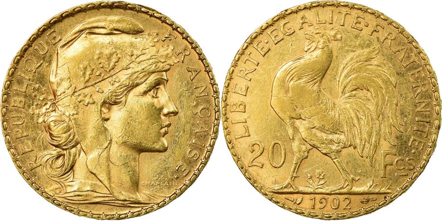 Coin, France, Marianne, 20 Francs, 1902, Paris, , Gold, KM:847