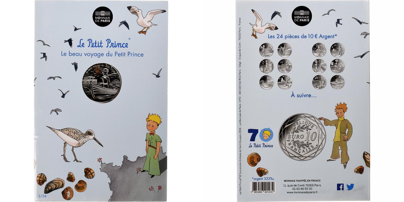 France, Monnaie de Paris, 10 Euro, Le Petit Prince (Bassin d