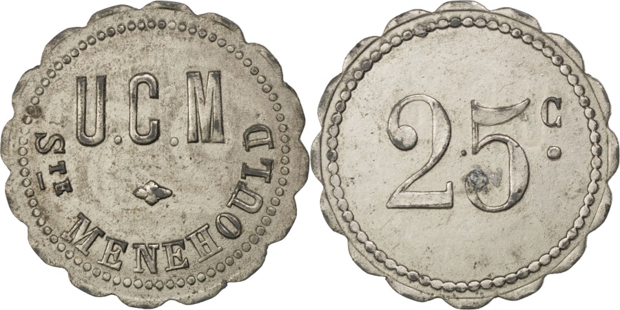 World Coins - France, 25 Centimes, , Zinc, Elie #10.1, 2.12