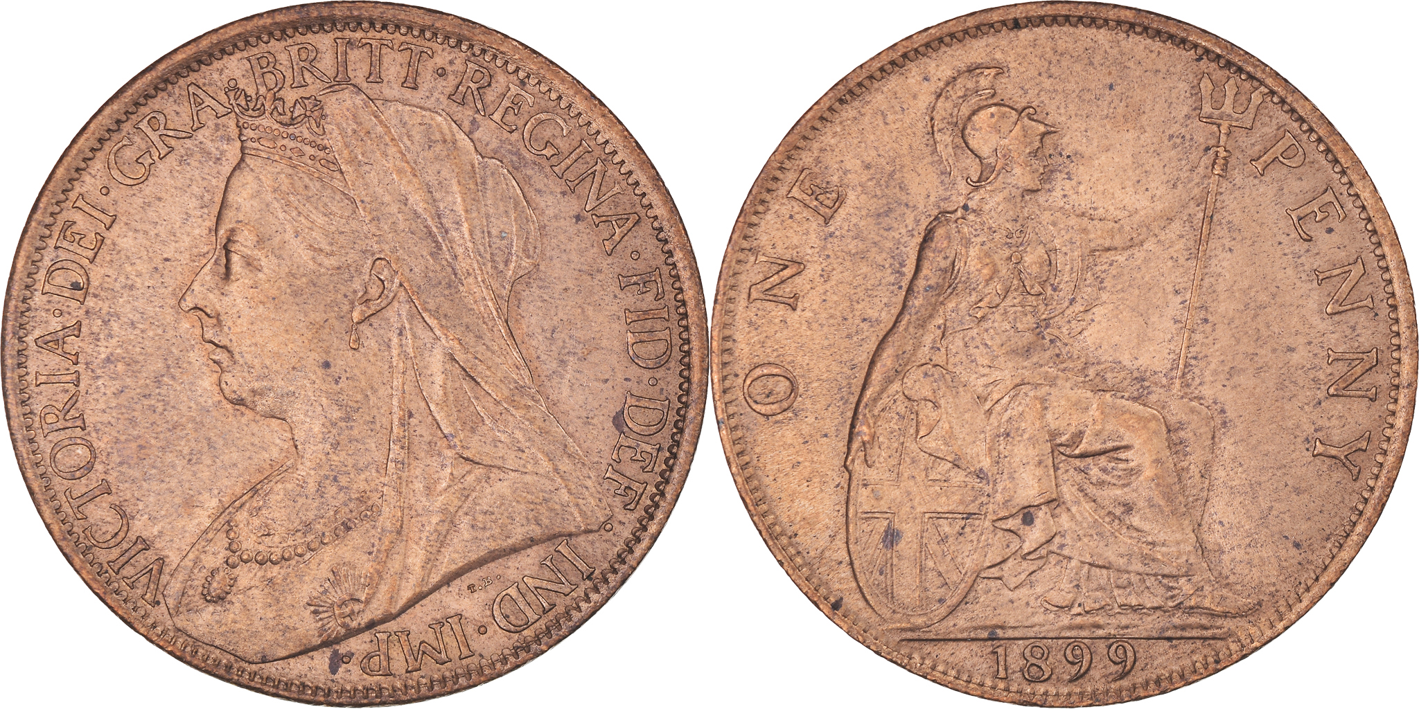 Coin, Great Britain, Victoria, Penny, 1899, , Bronze, KM:790