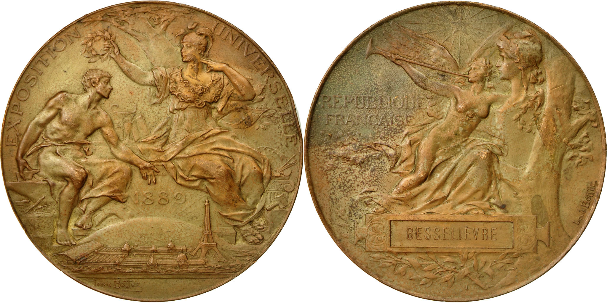 Exposition Universelle 1889 銀貨