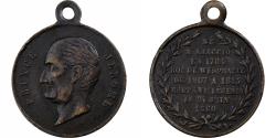 World Coins - France, Token, Mort du Prince Jérome Bonaparte, 1860, Copper,