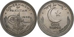 World Coins - Pakistan, Rupee, 1948, Nickel, , KM:7