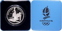 World Coins - Coin, France, 100 Francs, 1990, Monnaie de Paris, JO Alberville Slalomeur et