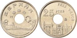 World Coins - Spain, Juan Carlos I, 25 Pesetas, 1993, Madrid, Aluminum-Bronze,