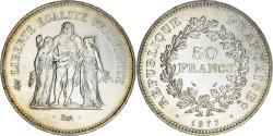World Coins - Coin, France, Hercule, 50 Francs, 1977, Paris, MS(60-62), Silver, KM:941.1