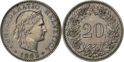 World Coins - Switzerland, 20 Rappen, 1962, Bern, Copper-nickel, , KM:29a