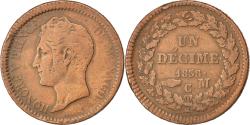 World Coins - Coin, Monaco, Honore V, Decime, 1838, Monaco, , Copper, KM:97.1
