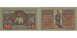 World Coins - Banknote, Austria, St Johann, 50 Heller, portrait, 1921 UNC(63) Mehl:FS 898a