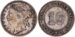 World Coins - Coin, Straits Settlements, Victoria, 10 Cents, 1899, , Silver, KM:11