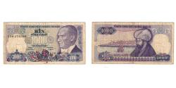 World Coins - Banknote, Turkey, 1000 Lira, Undated (1986), KM:196, VF(20-25)