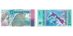 World Coins - Banknote, Antarctic, 2 Dollars, 2014, 2014-09-10, UNC(65-70)