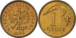 World Coins - Poland, Grosz, 1992, Warsaw, Brass, , KM:276