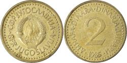World Coins - Coin, Yugoslavia, 2 Dinara, 1985