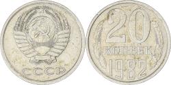 World Coins - Coin, Russia, 20 Kopeks, 1982