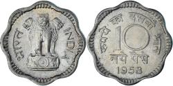 World Coins - Coin, India, 10 Naye Paise, 1958
