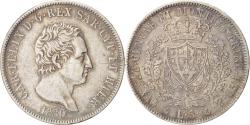 World Coins - Coin, ITALIAN STATES, SARDINIA, Carlo Felice, 5 Lire, 1830, Torino,