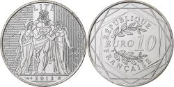World Coins - France, 10 Euro, Hercule, 2013, Pessac, Silver,