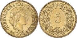 World Coins - Coin, Switzerland, 5 Rappen, 1995