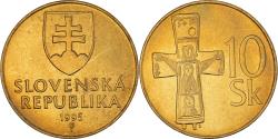 World Coins - Coin, Slovakia, 10 Koruna, 1995, , Aluminum-Bronze, KM:11