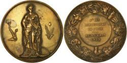 World Coins - France, Medal, Société des Agriculteurs de l'Oise, Beauvais, 1929,