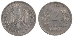 World Coins - Coin, GERMANY - FEDERAL REPUBLIC, 2 Mark, 1951, Stuttgart,