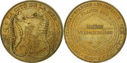 World Coins - France, Token, La Cité de la Mer, 2010, Copper-nickel Aluminium,