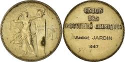 World Coins - France, Medal, Union des Industries Chimiques, 1947, , Silvered bronze