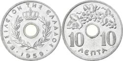 World Coins - Greece, 10 Lepta, 1959, Athens, Aluminum, , KM:78