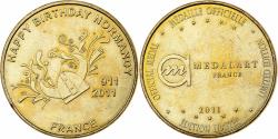 World Coins - France, Token, Happy Birthday Normandy, 2011, Copper-nickel Aluminium,