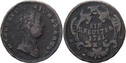 World Coins - Austria, Maria Theresa, Kreuzer, 1761, Kremnica, Copper, , KM:1993