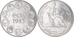 World Coins - France, Medal, Ecu Europa, Europe Assise, 1983, Rodier, , Copper-nickel