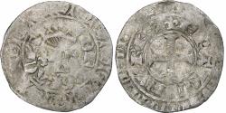 World Coins - France, Charles V, Blanc au K, 1365-1380, Billon, , Duplessy:363