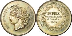 World Coins - France, Medal, Chambre Syndicale des Ouvriers Jardiniers du Département de la
