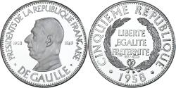 World Coins - France, Medal, Les Présidents de la République, Charles De Gaulle, Politics