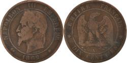 World Coins - Coin, France, Napoleon III, 10 Centimes, 1862, Paris, , Bronze