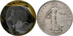 World Coins - France, Token, Claude Monet, Le Déjeuner sur l'herbe, Nickel,