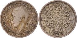 World Coins - Coin, Great Britain, 6 Pence, 1934
