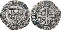 World Coins - France, Charles VI, Blanc Guénar, 1388-1422, Silver, , Duplessy:377