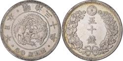 World Coins - Japan, Meiji, 50 Sen, 1897, Silver,