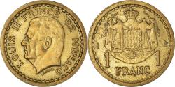 World Coins - Coin, Monaco, Louis II, Franc, 1943, , Aluminum-Bronze, KM:120A
