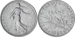 World Coins - Coin, France, Semeuse, Franc, 1960, Paris, , Nickel, KM:925.1