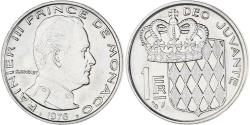 World Coins - Coin, Monaco, Rainier III, Franc, 1976, , Nickel, KM:140, Gadoury:MC
