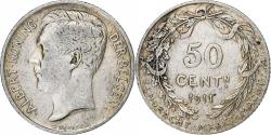 World Coins - Belgium, 50 Centimes, 1911, Silver, , KM:71