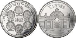 World Coins - France, Medal, Présidents de la Vème République, Elysée, 2012