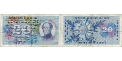 World Coins - Banknote, Switzerland, 20 Franken, 1968, 1968-05-15, KM:46p, VG(8-10)