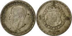 World Coins - Sweden, Gustaf V, Krona, 1945, Silver, , KM:814