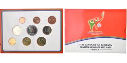 World Coins - IRELAND REPUBLIC, 1 Cent to 2 Euro, 2003, with token,