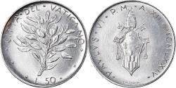 World Coins - Coin, VATICAN CITY, Paul VI, 50 Lire, 1974, Roma, , Stainless Steel