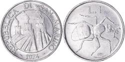 World Coins - Coin, San Marino, Lira, 1974, , Aluminum, KM:30